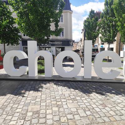 Lettres géantes pour la ville de Cholet