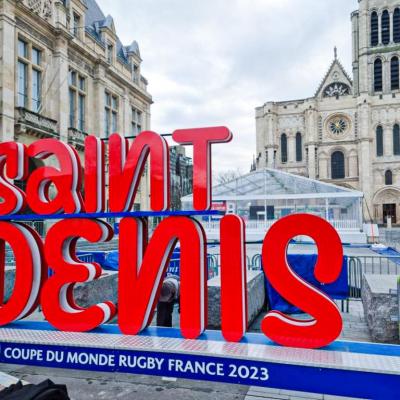 installation module coupe du monde rugby 2023 Saint Denis