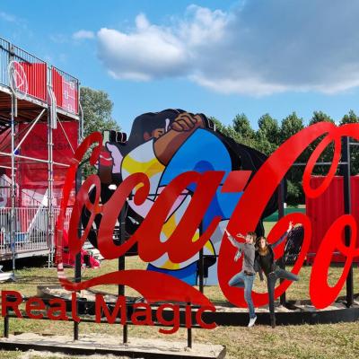 C2k xxl pour Coca-Cola / festival Garorock & Lollapaloosa
