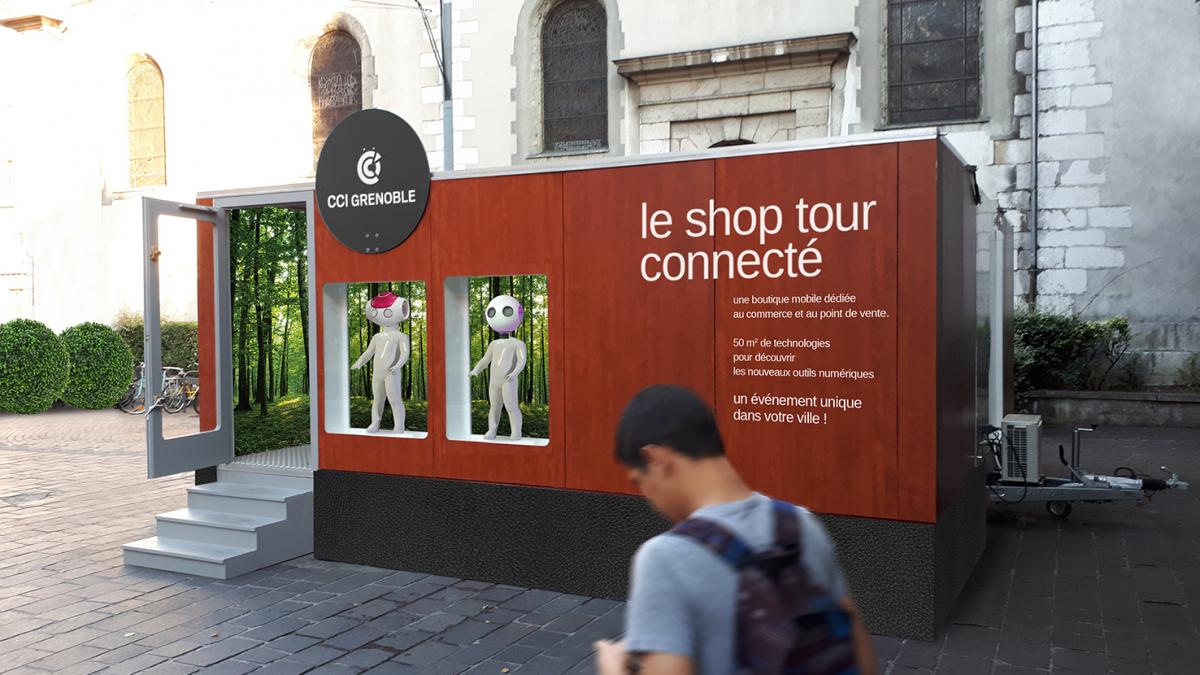 Le Tour Connecté showroom mobile, CCI Grenoble bdf