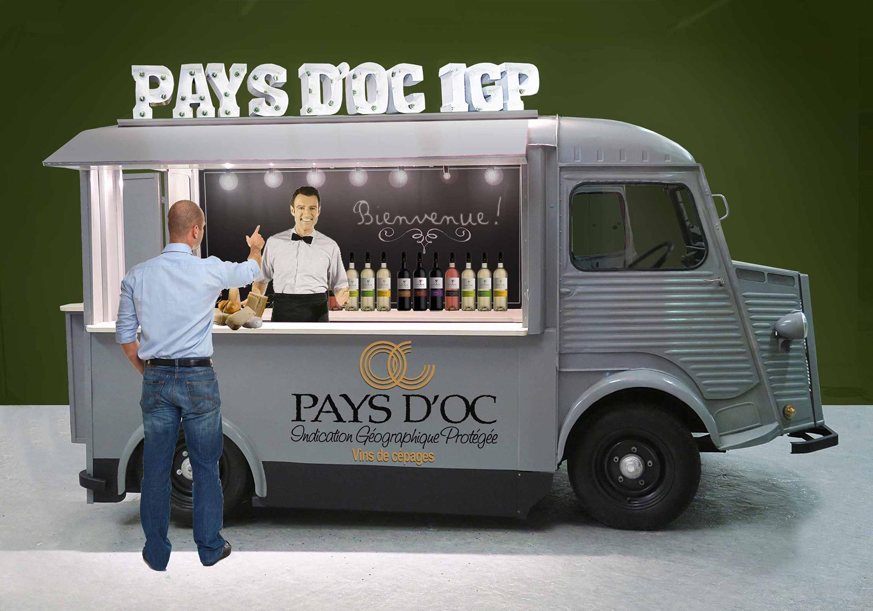 Wine truck Pays d'Oc, un stand insolite et convivial